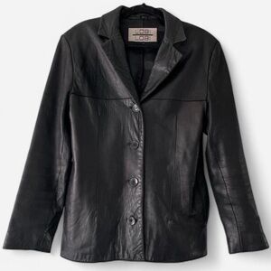 Vintage Lobi Lobi Black Leather Jacket